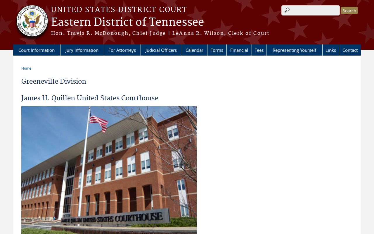 Grainger County warrant reference, Eastern District Greeneville federal division